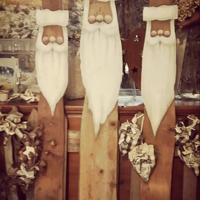 Babbo Natale in legno